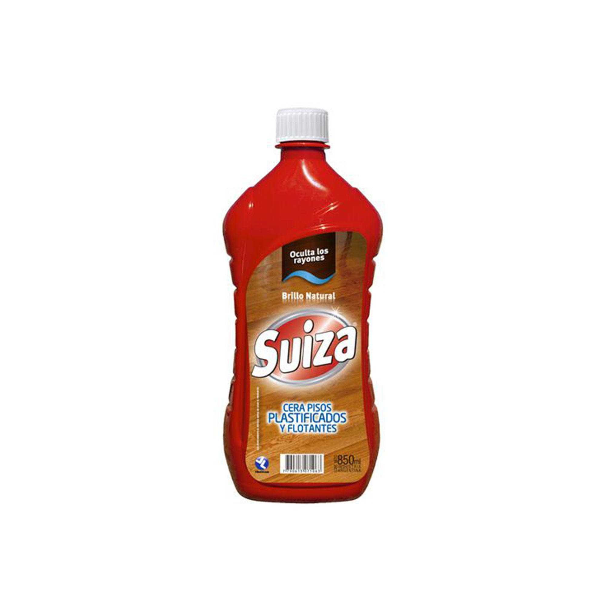 Lustre para pisos plastificados Suiza en botella 850 ml