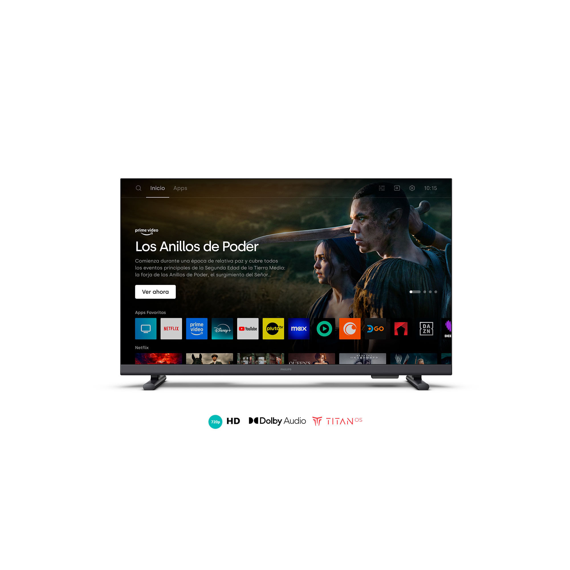 Smart TV LED HD Philips 32" - 32PHD6910/77