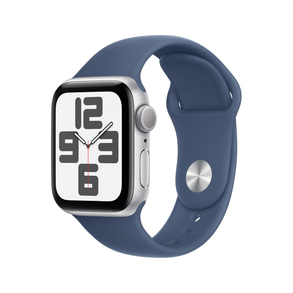 Smartwatch Apple Watch SE GPS 44 mm Aluminio Silver Con Correa Denim Sport