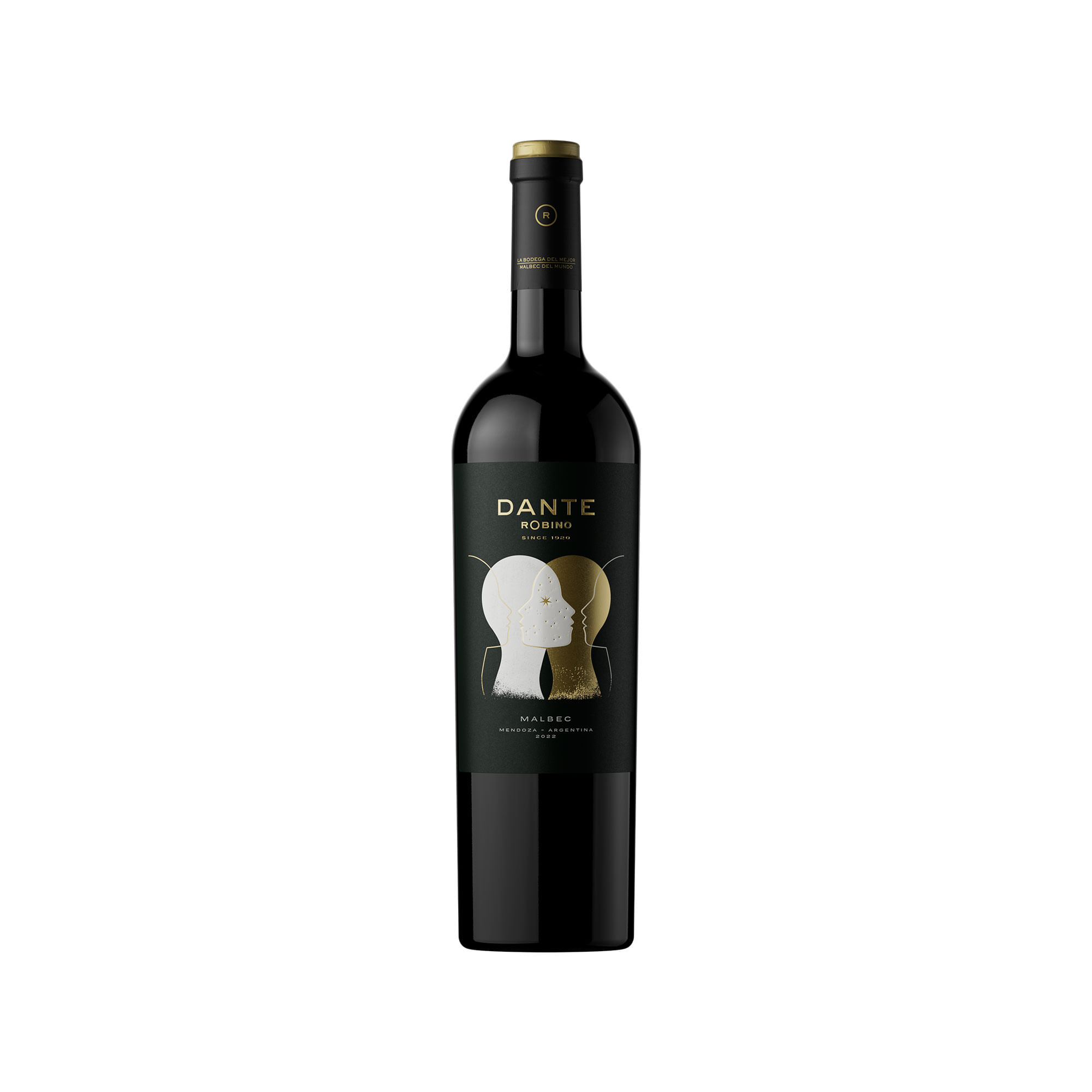 Vino tinto Malbec Dante Robino en botella 750 ml