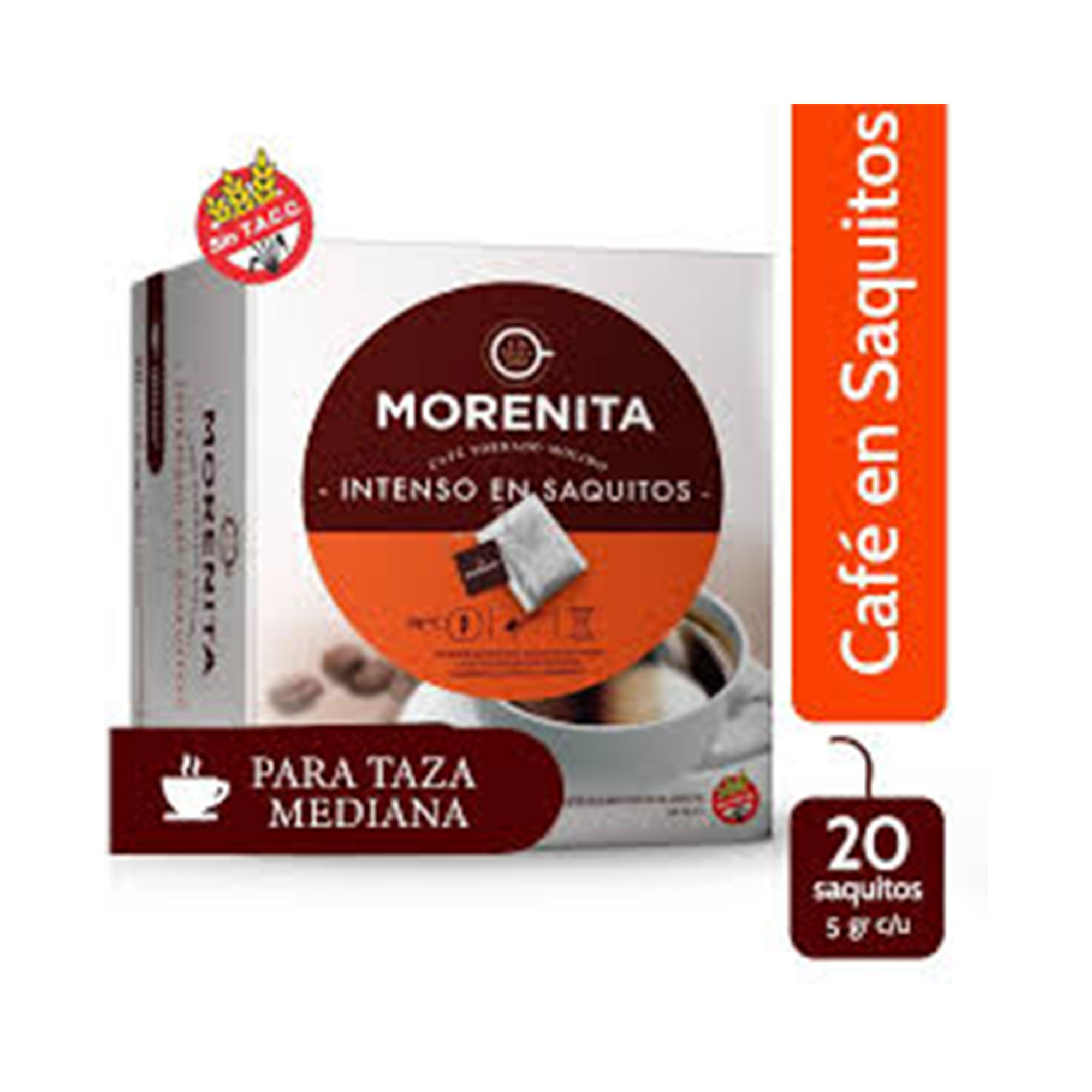Café La Morenita En Saquitos Intenso 20saq