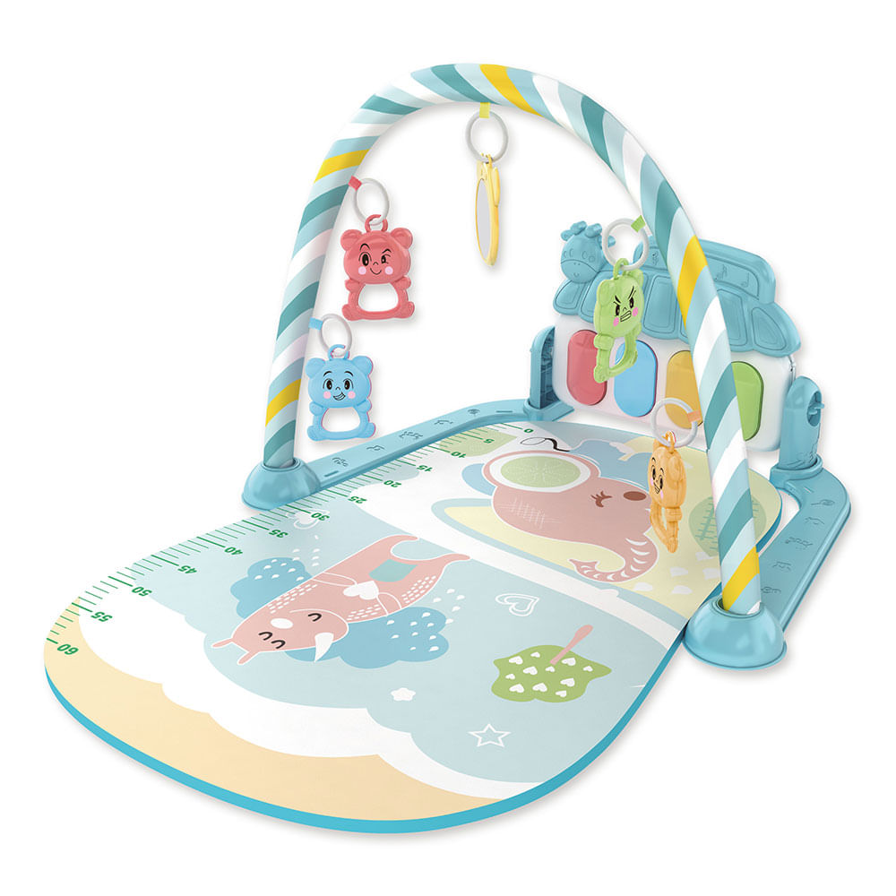 Gimnasio Piano para bebes 8705 Bebesit Elefante Celeste