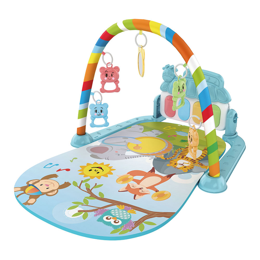 Gimnasio Piano para bebes 8705 Bebesit Animales Celeste