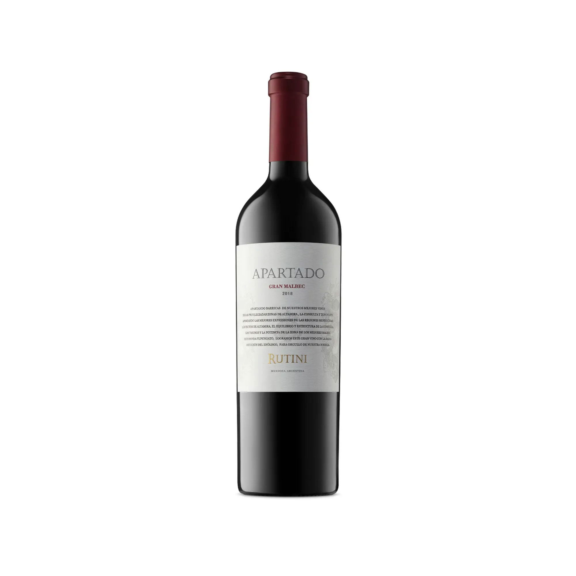 Vino Rutini Gran Apartado Malbec 750 Ml