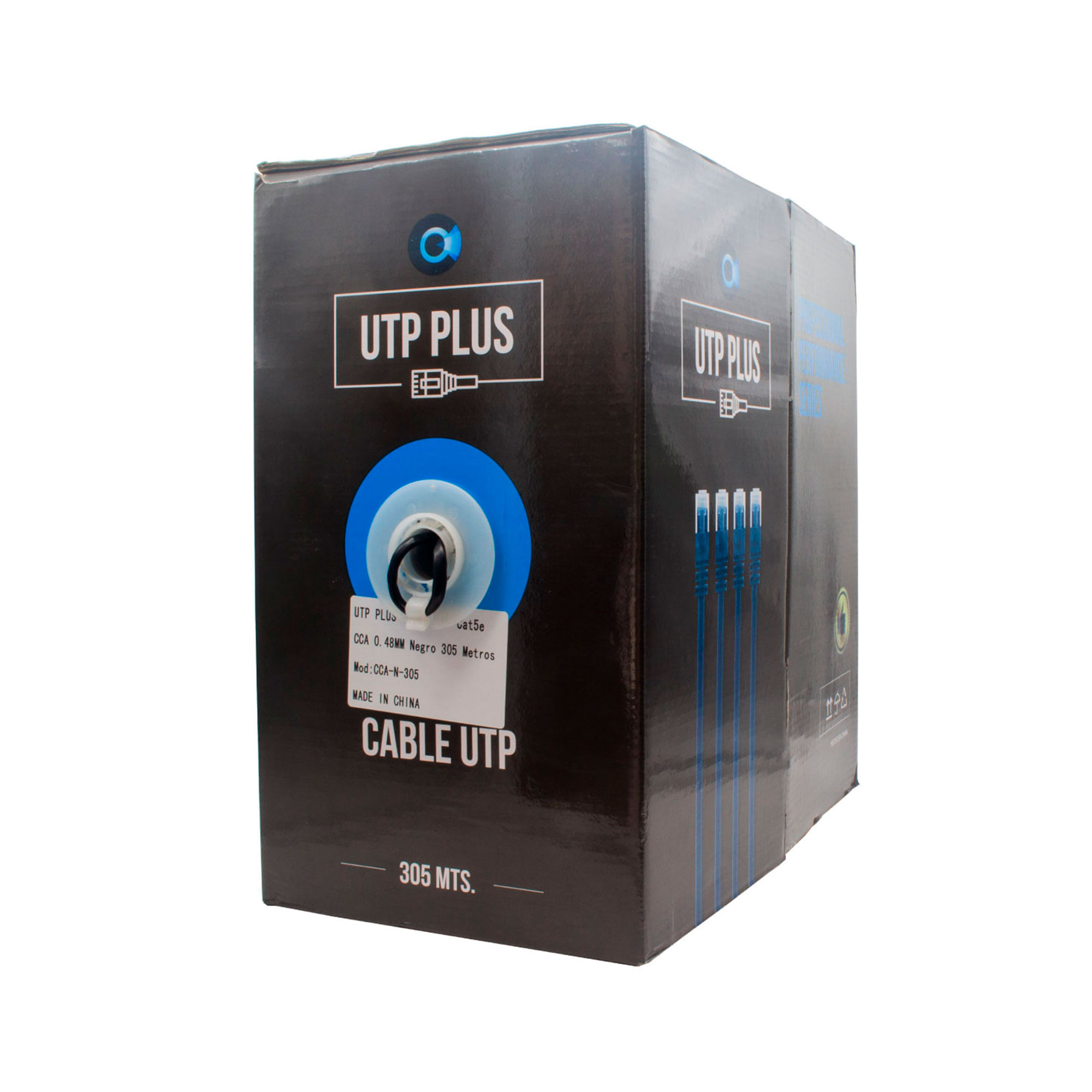 Cable de Red Utp Cat5e Exterior Bobina 305m Alu-Cobre