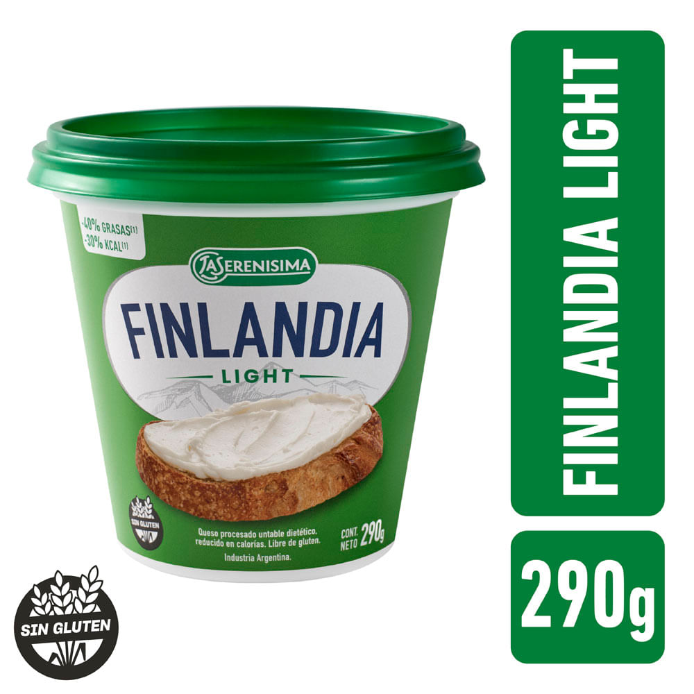 Queso Untable Finlandia Light 290 G