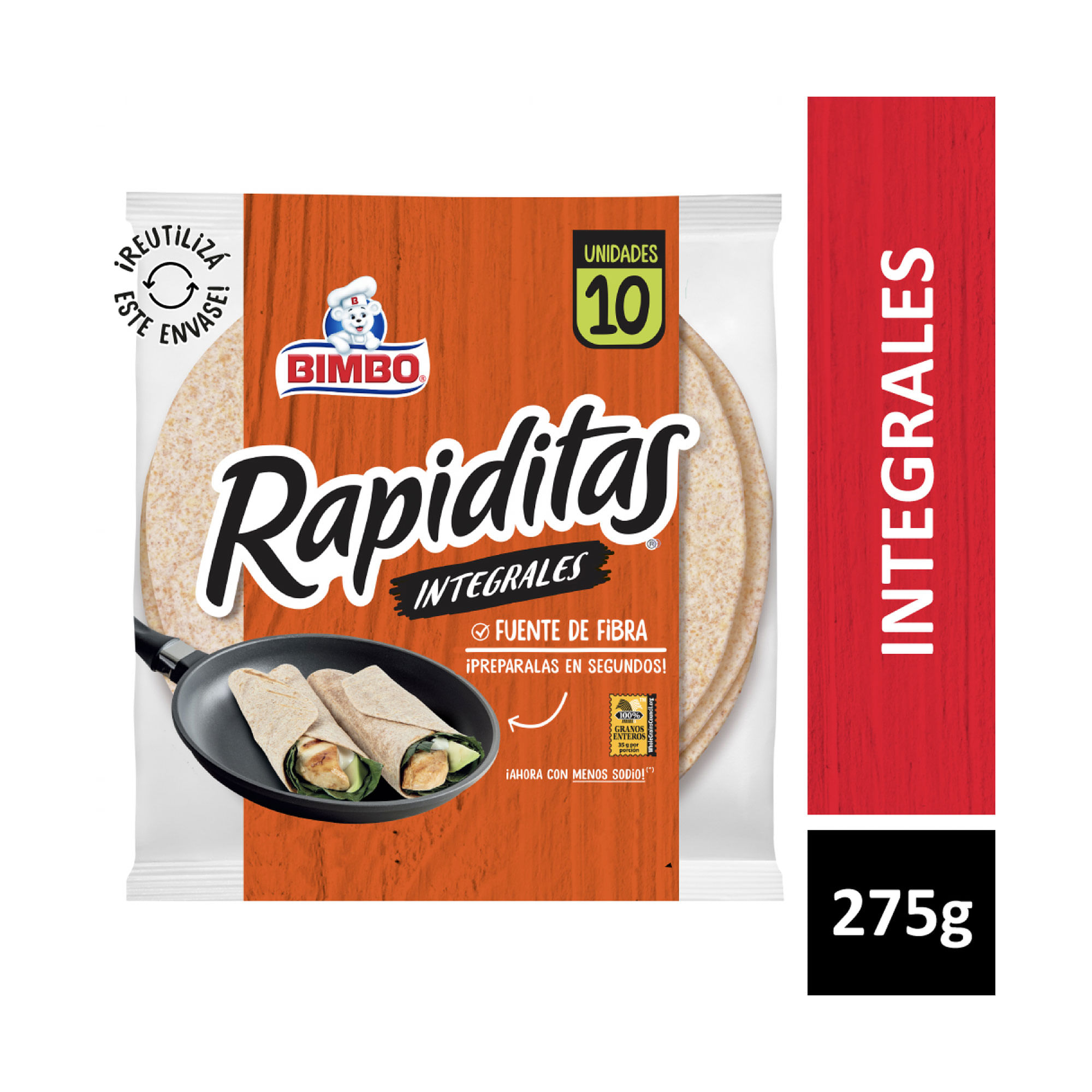 Rapiditas Bimbo Integrales 275 G 10 U