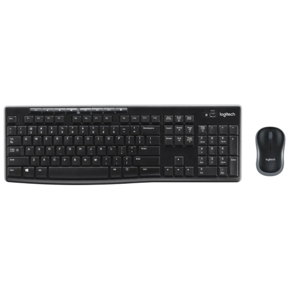 Kit Teclado y Mouse Inalámbrico LOGITECH MK270 Negro
