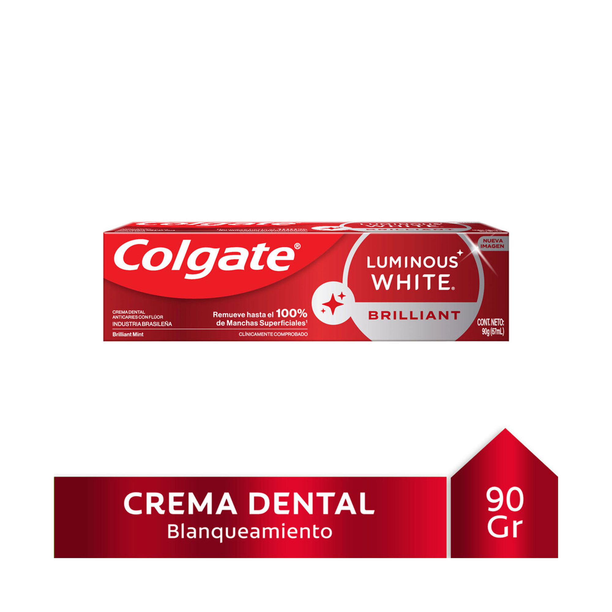 Pasta Dental Colgate Luminous Blanqueadora 90g