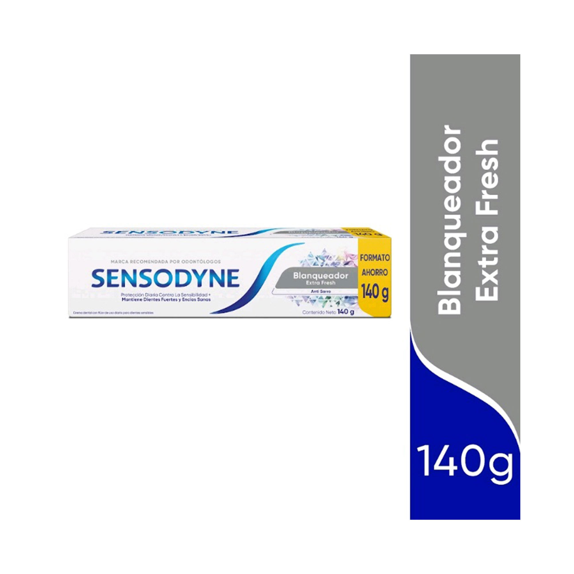 Pasta Dental Blanqueador Extra Fresh Dientes Sensibles 140gr