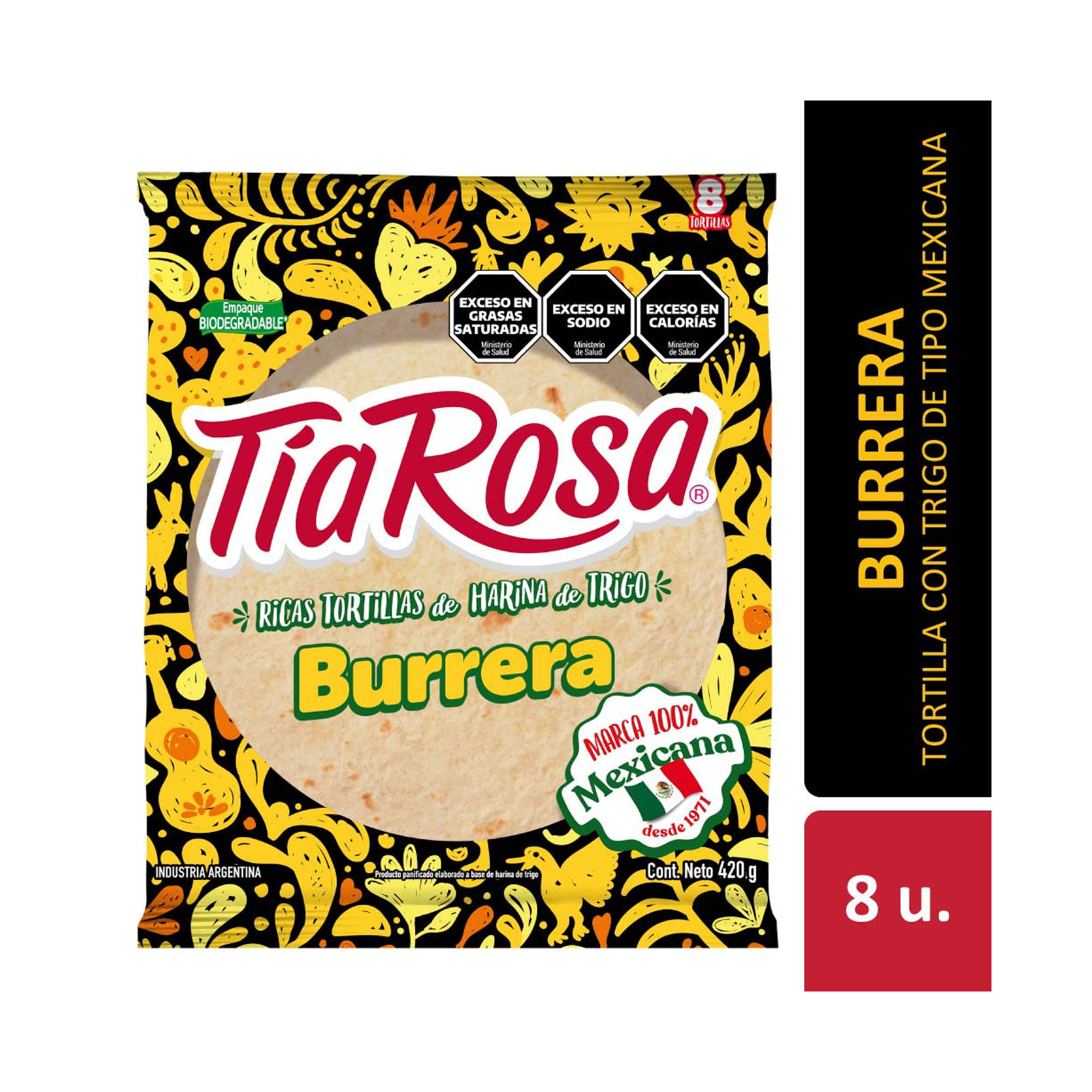 Tortillas Con Trigo Tia Rosa Burreras 8 U 420 G
