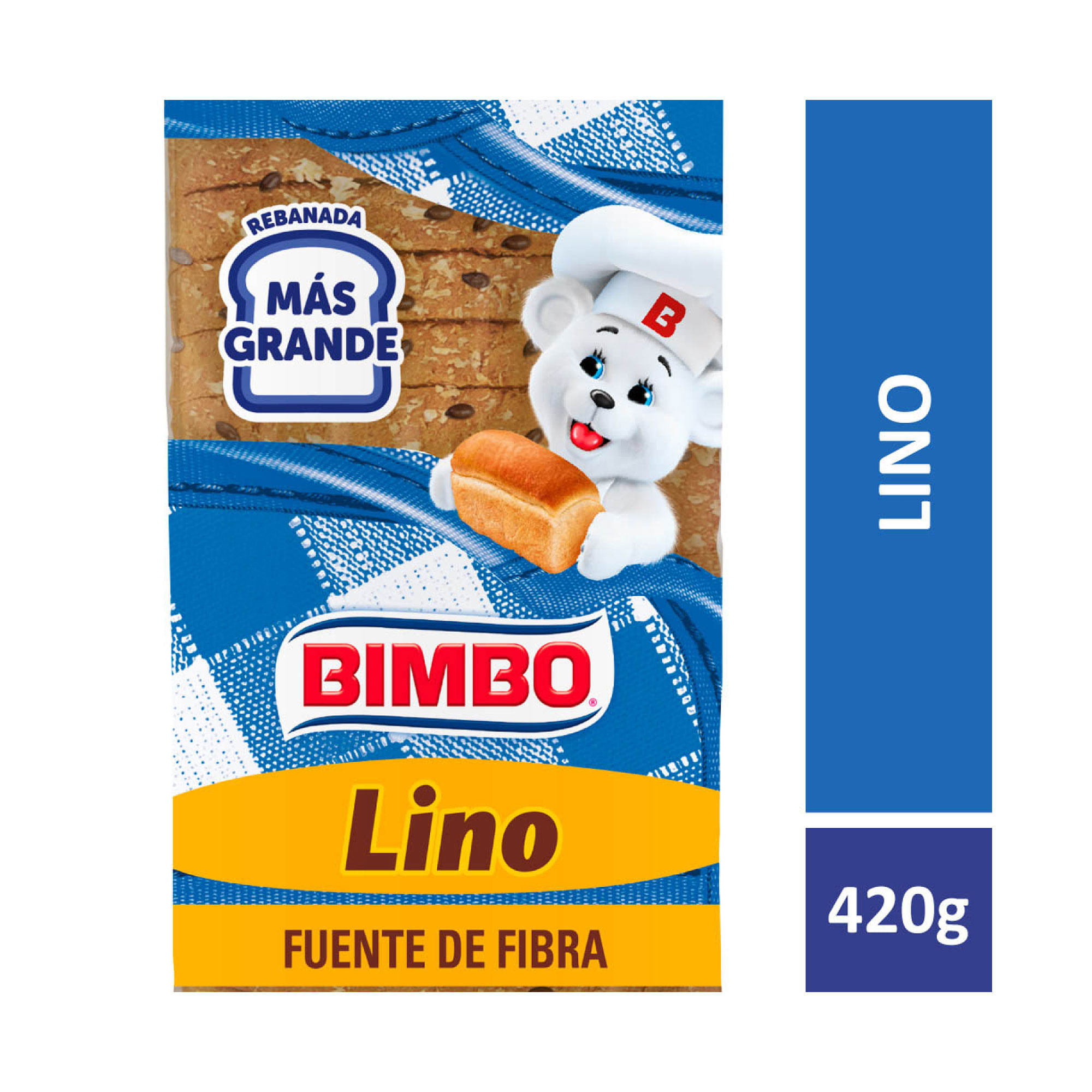 Pan con lino Bimbo 420 grs