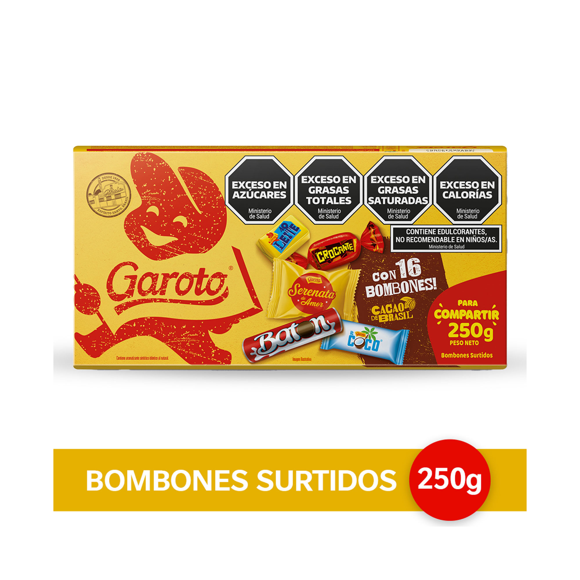 Bombones Surtidos Garoto 250 G