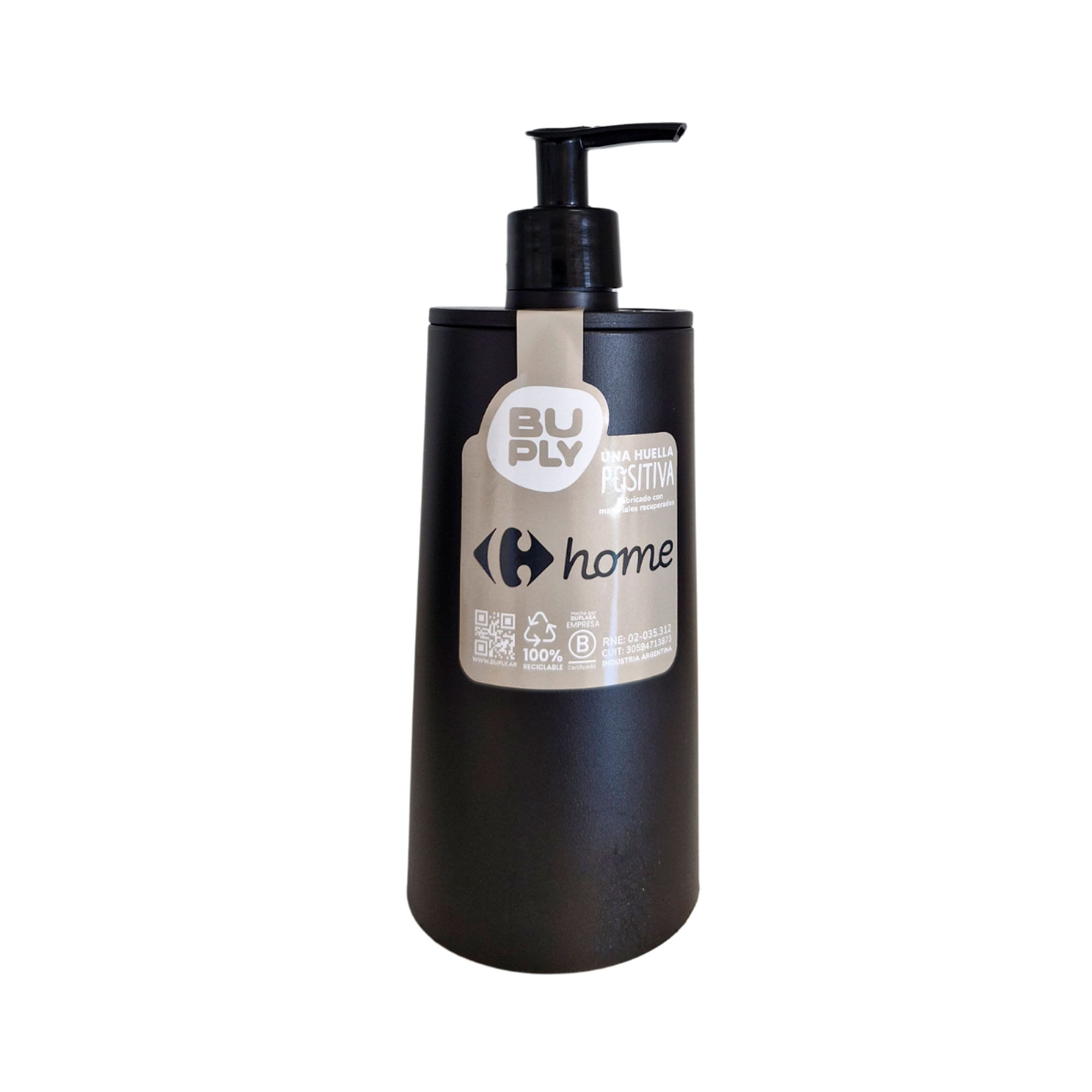 Dispenser de shampoo Carrefour Home negro