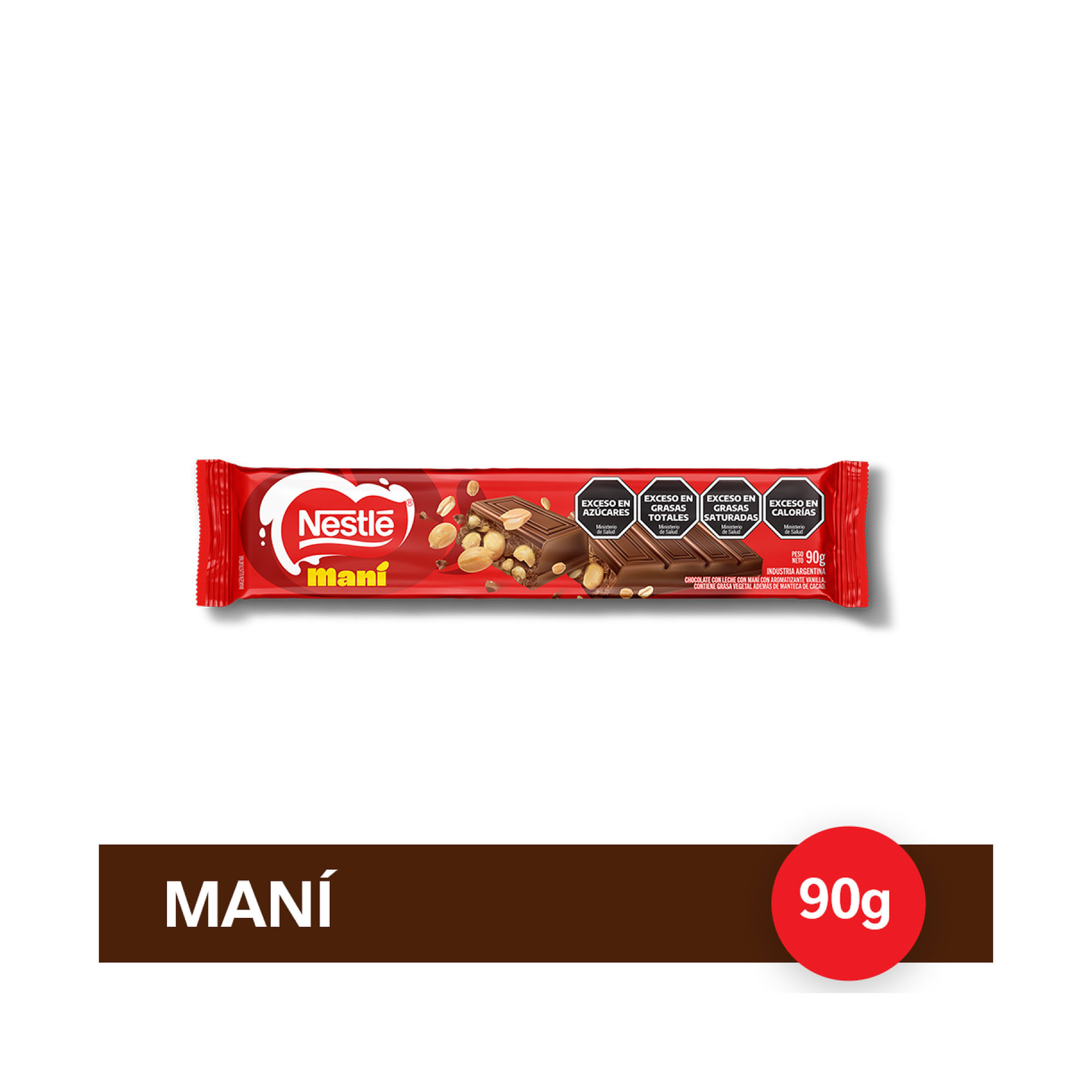 Chocolate Con Maní Nestlé 90 G