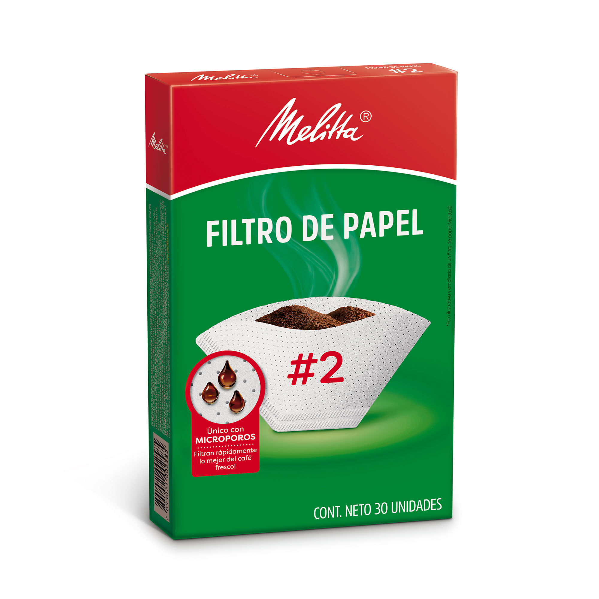Filtro De Papel Melitta Numero 2
