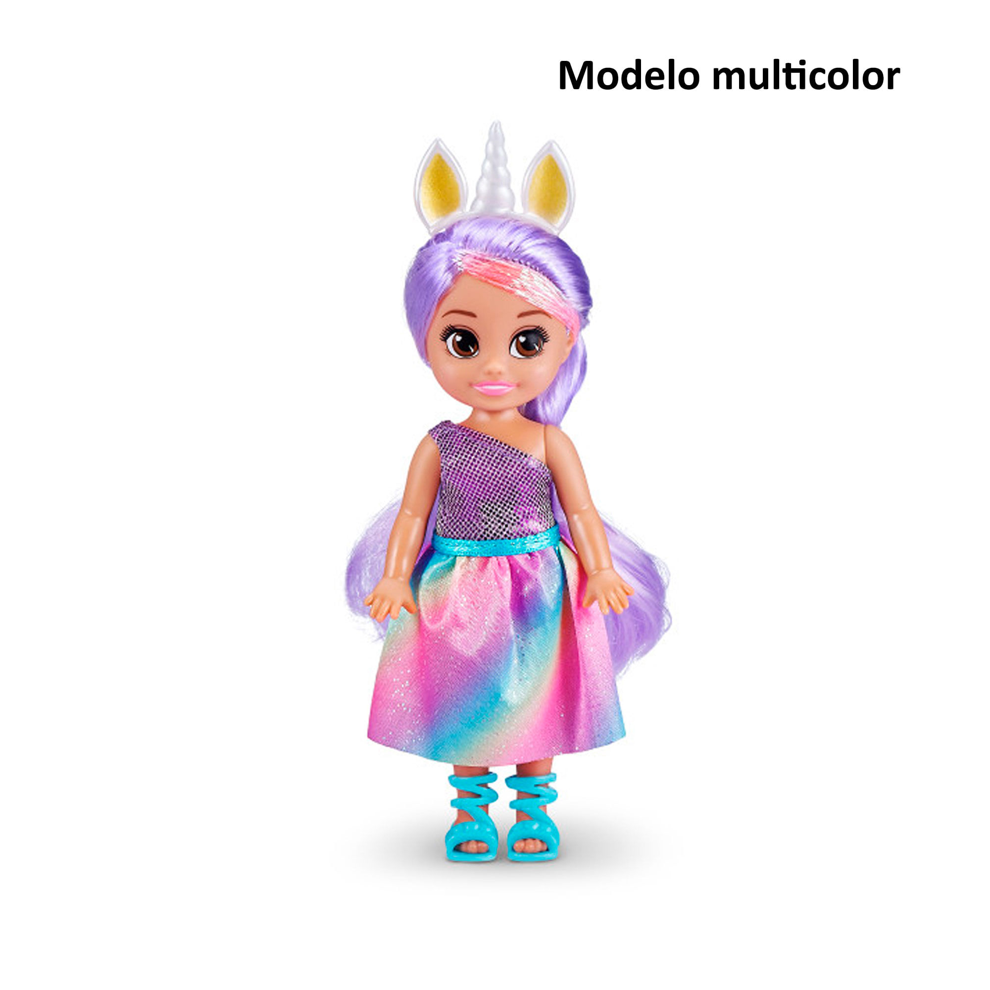 Muñeca Sparkle Girlz unicornio de 11 cm (Modelos Surtidos)