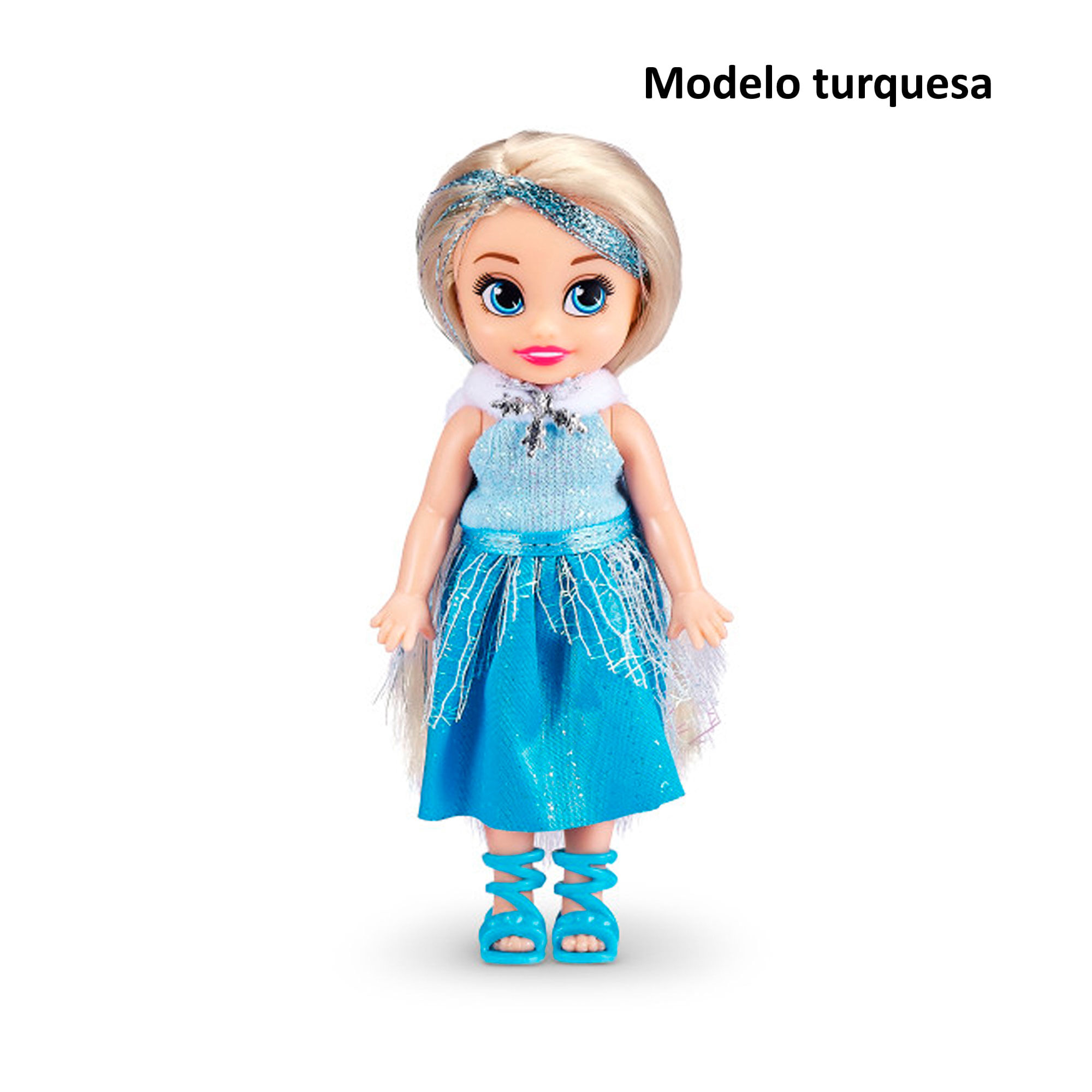 Muñeca princesa invierno de 11 cm (Modelos Surtidos)