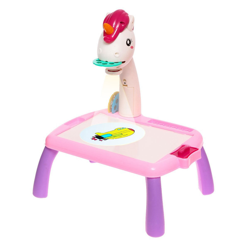 Mesa didáctica proyector Bebesit 2008 Unicornio Rosa