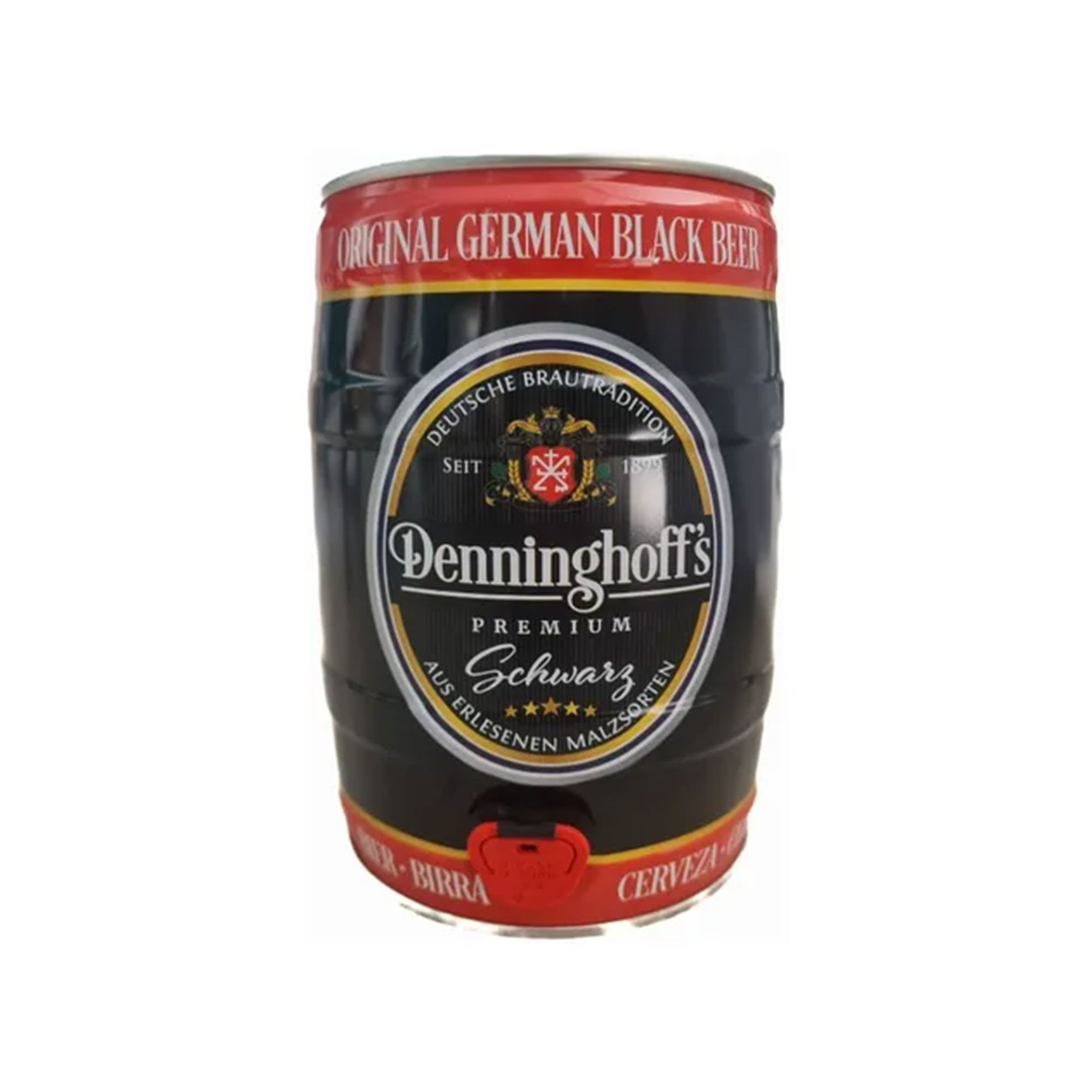 Cerveza negra Denninghoff schwarz barril 5 lts