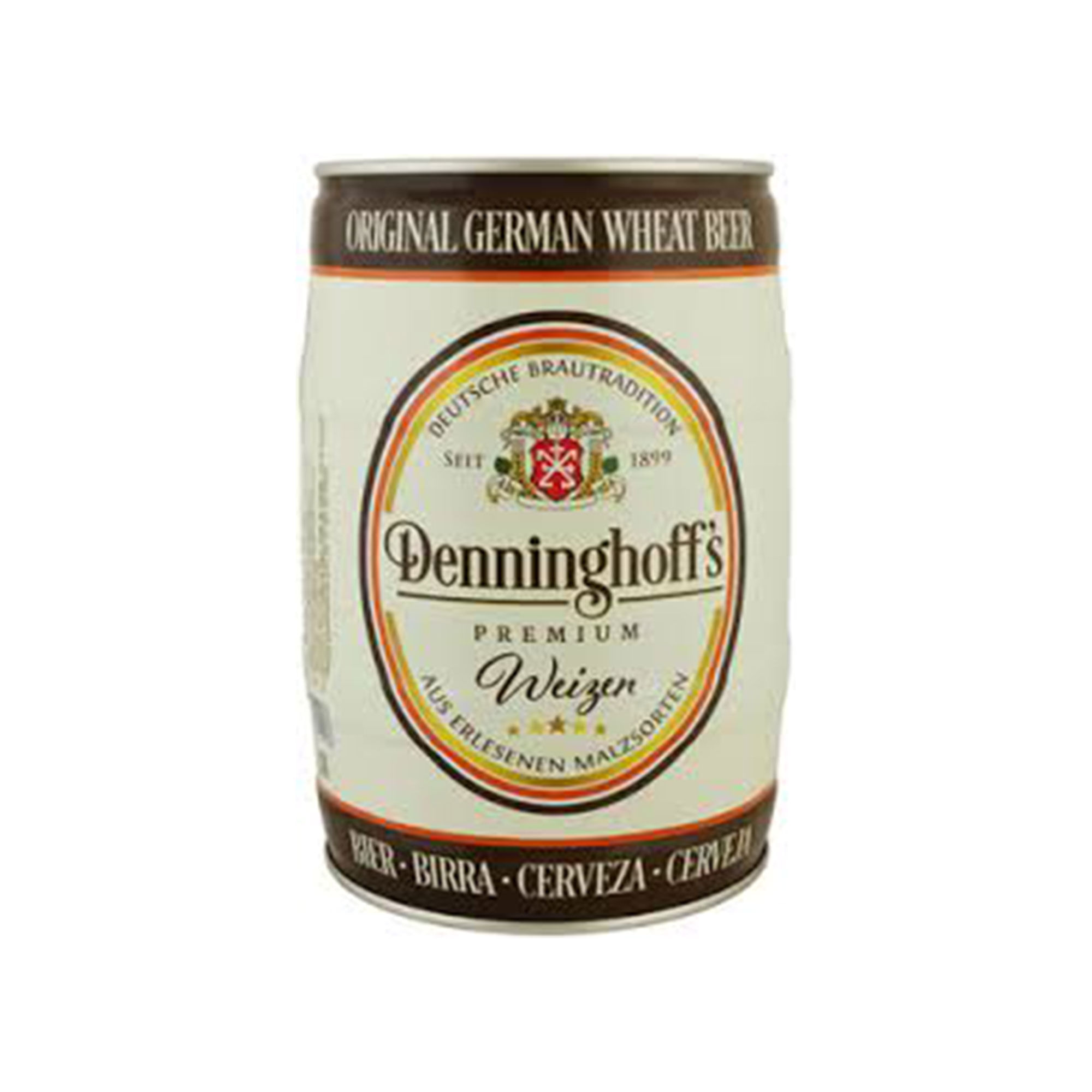 Cerveza Denninghoff weizen wheat barril 5 lts