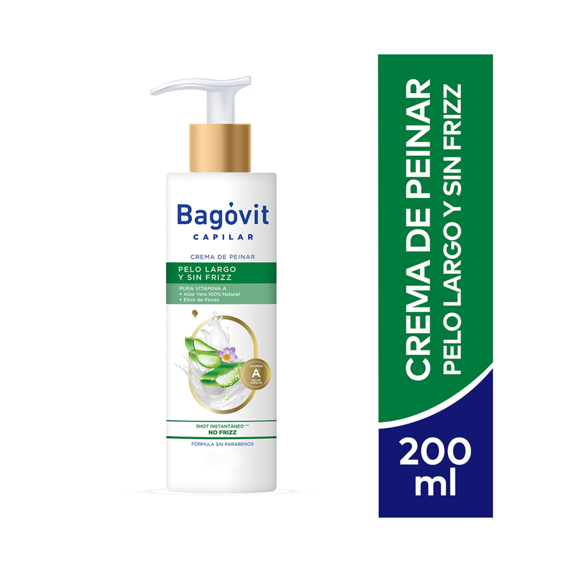 Crema para peinar Bagovit lacio y sin frizz 300 ml