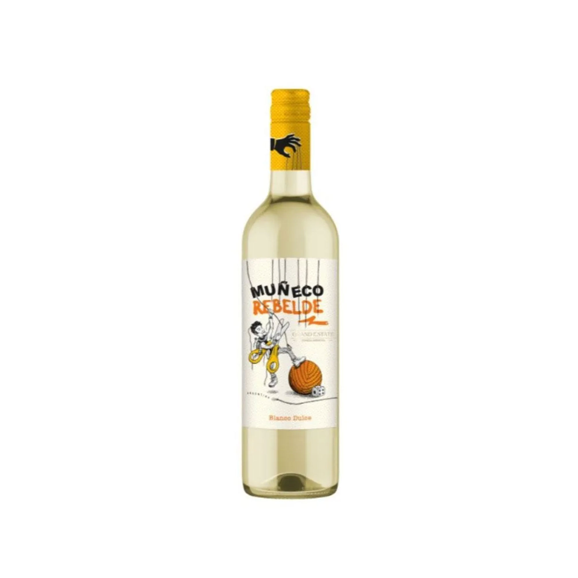 Vino Blanco Dulce Muñeco Rebelde 750 Ml.