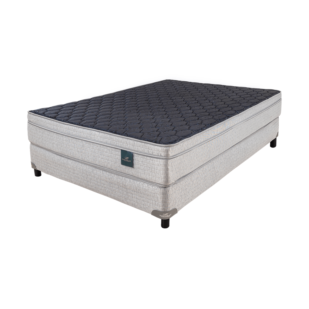 Sommier y Colchón Sueño Dorado 2 plazas Denver 140x190 Cm