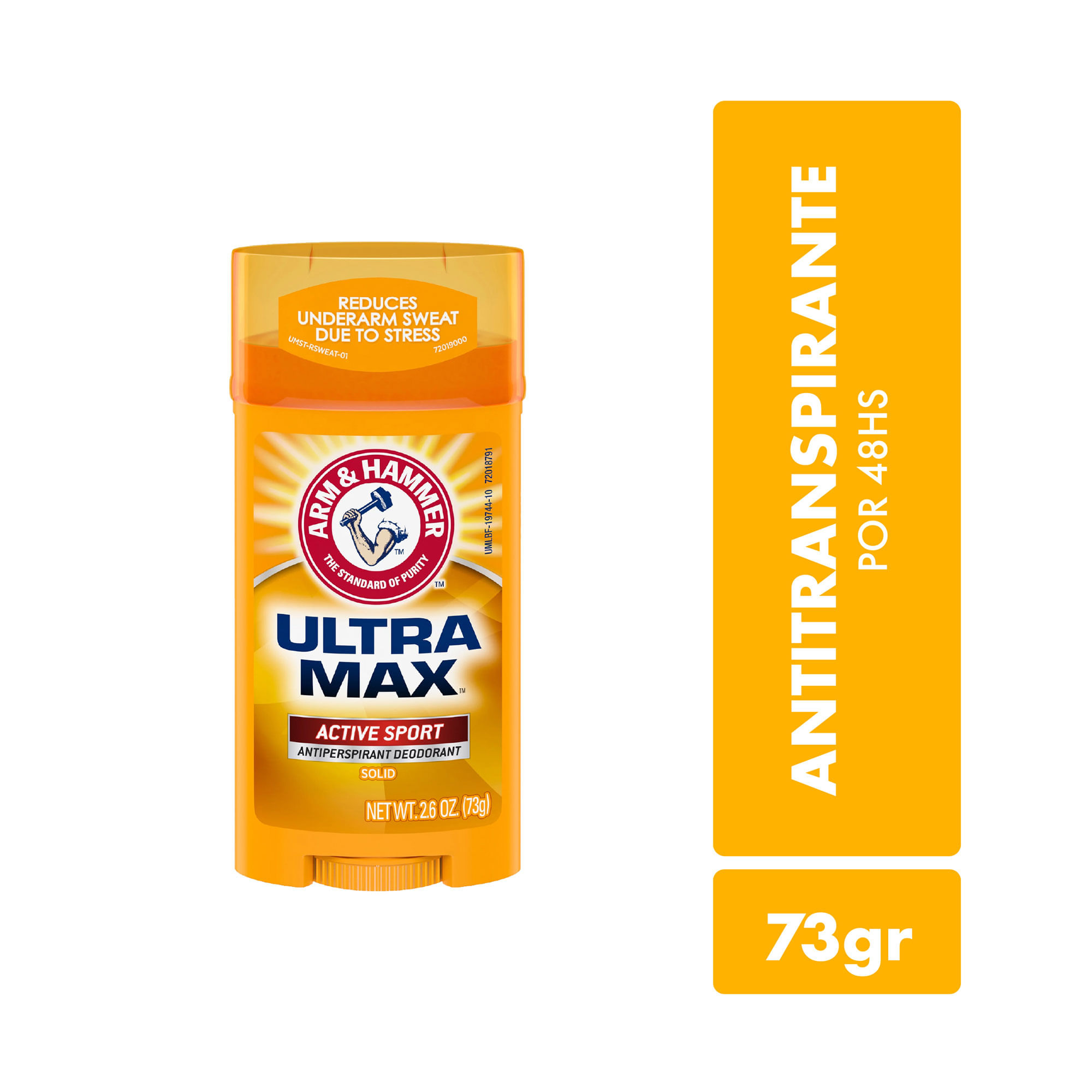 Antitranspirante ARM Hammer ultramax sport sitck 73 g.