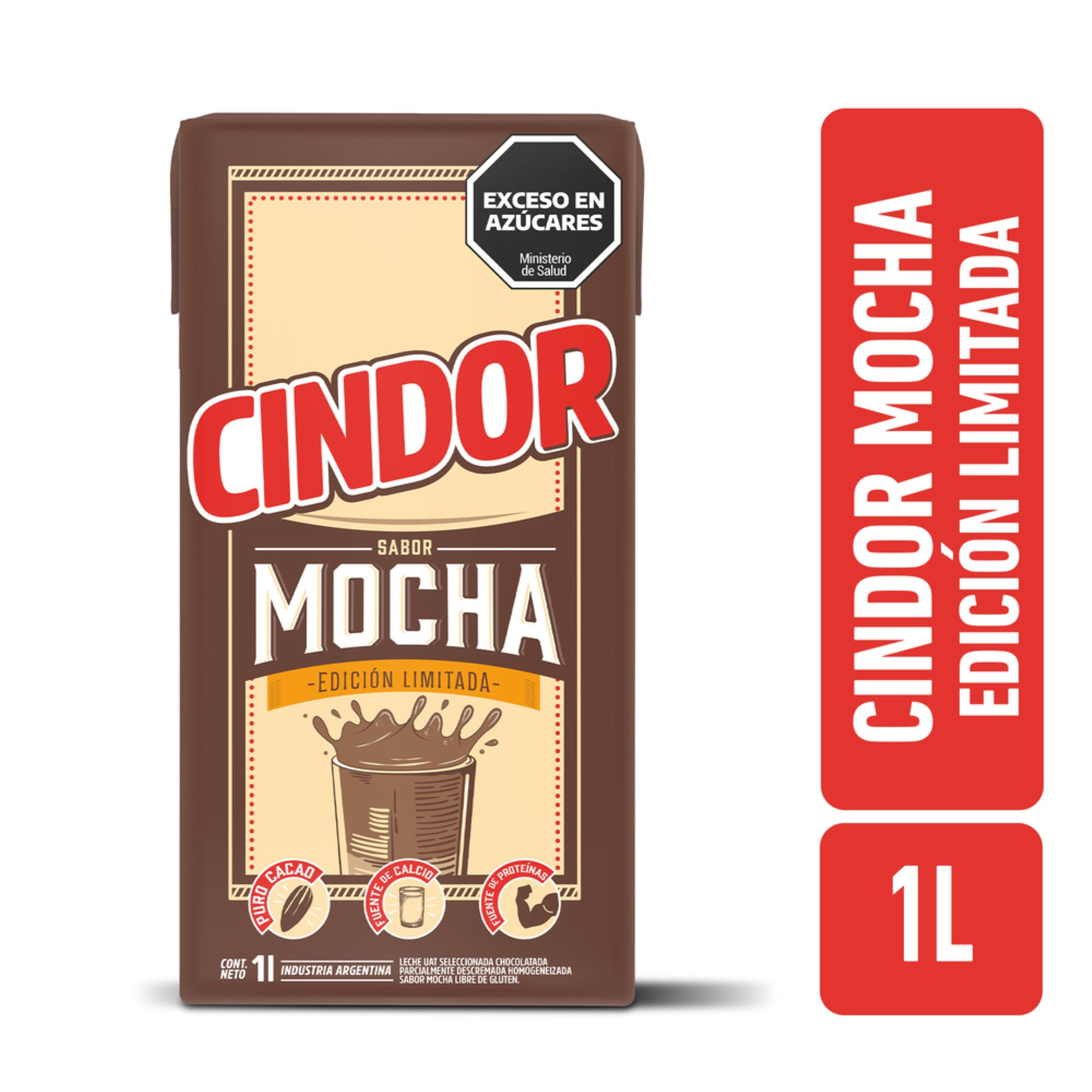 Leche chocolatada Cindor Mocha 1 lt