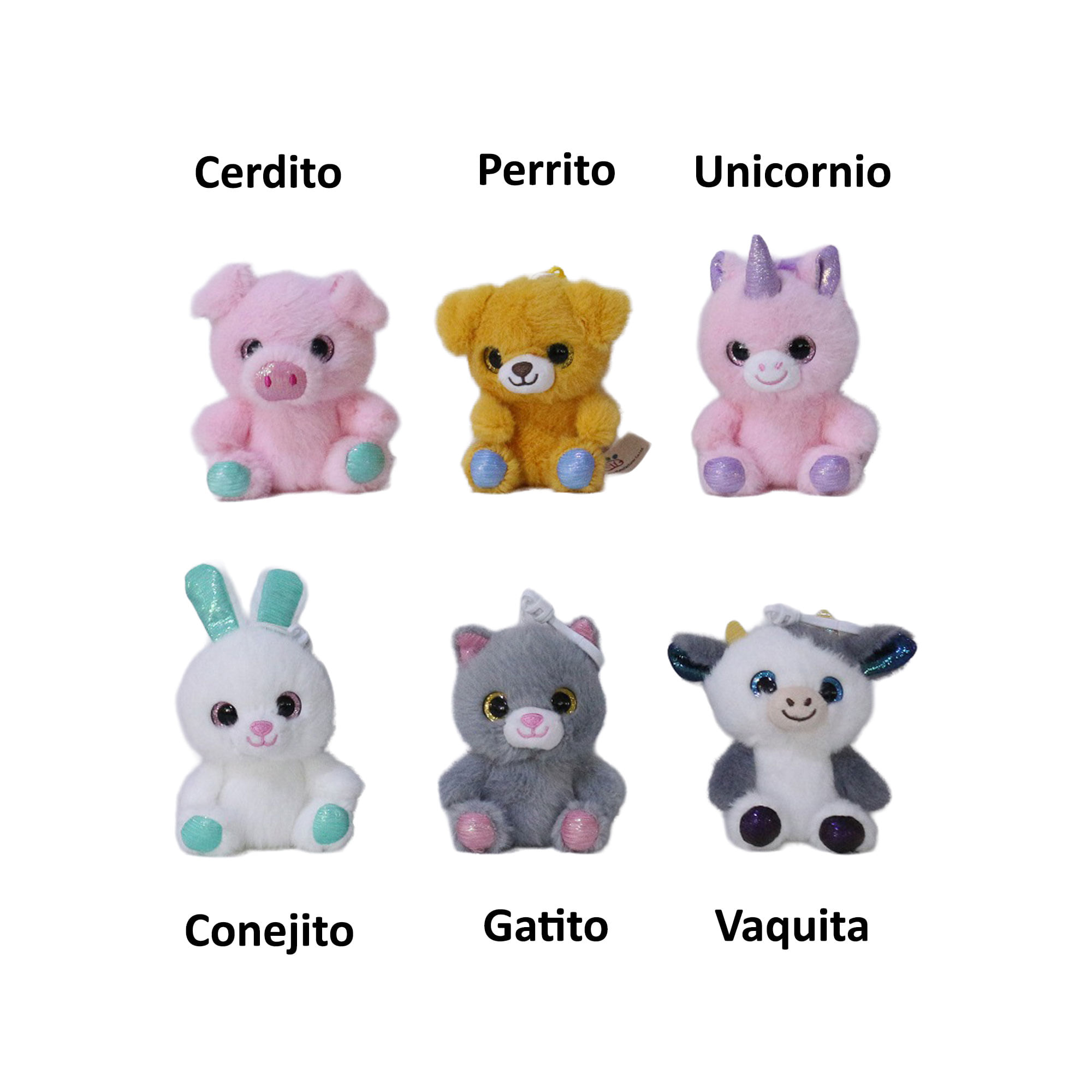 Peluche animal 10 cm