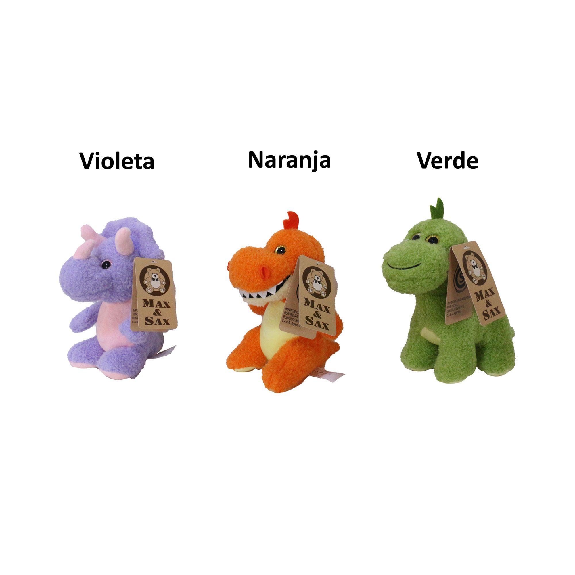 Peluche dino 18 cm