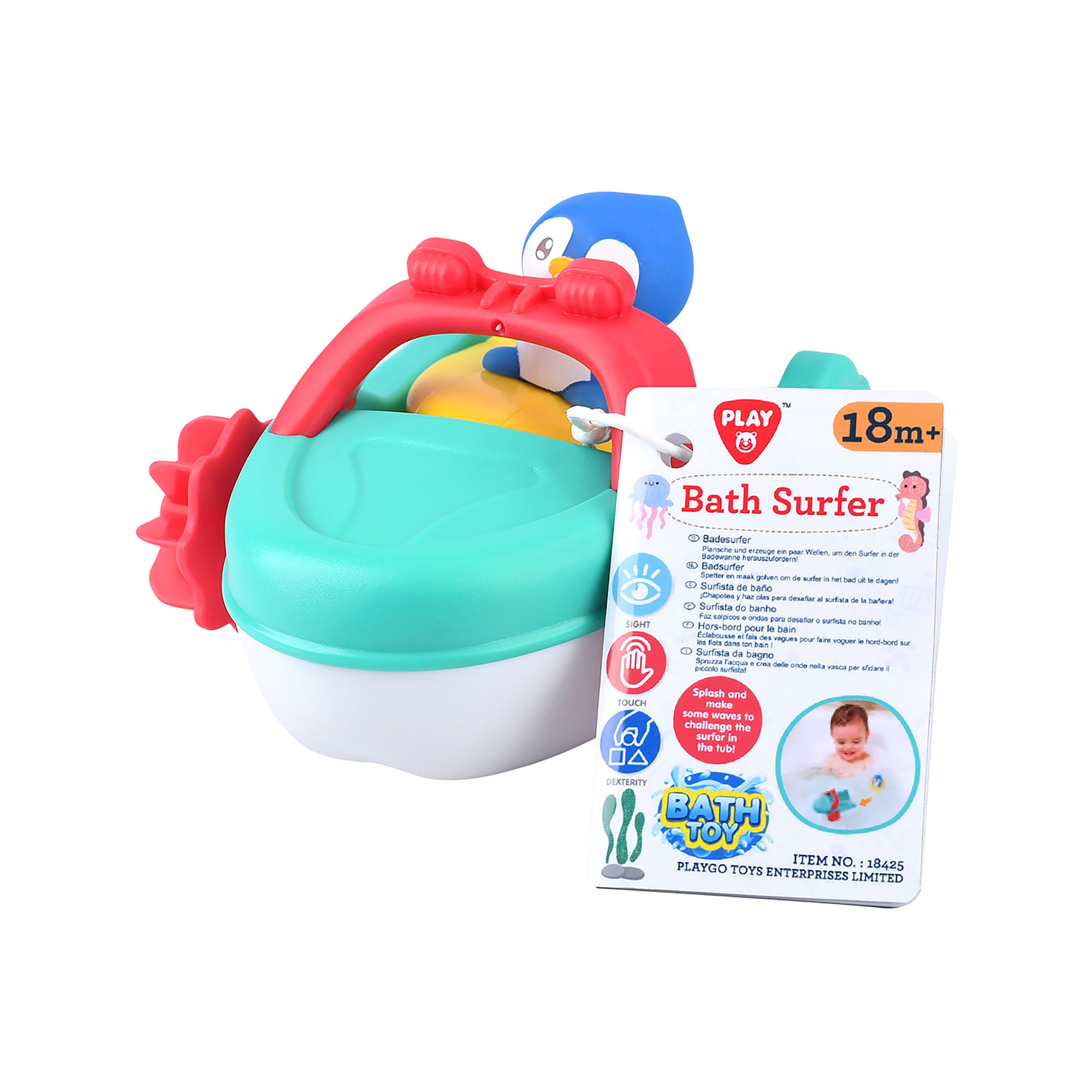 Juego bote para bañera