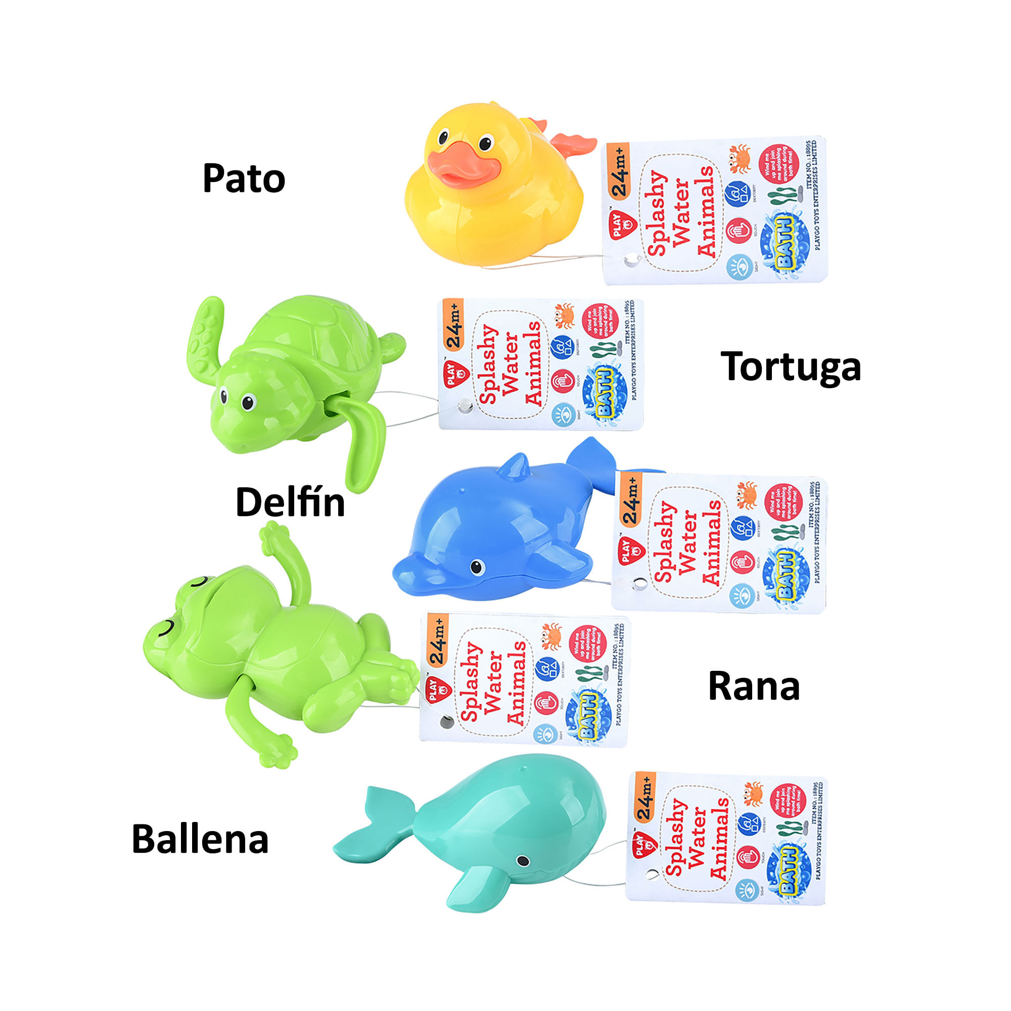 Juego animales acuáticos