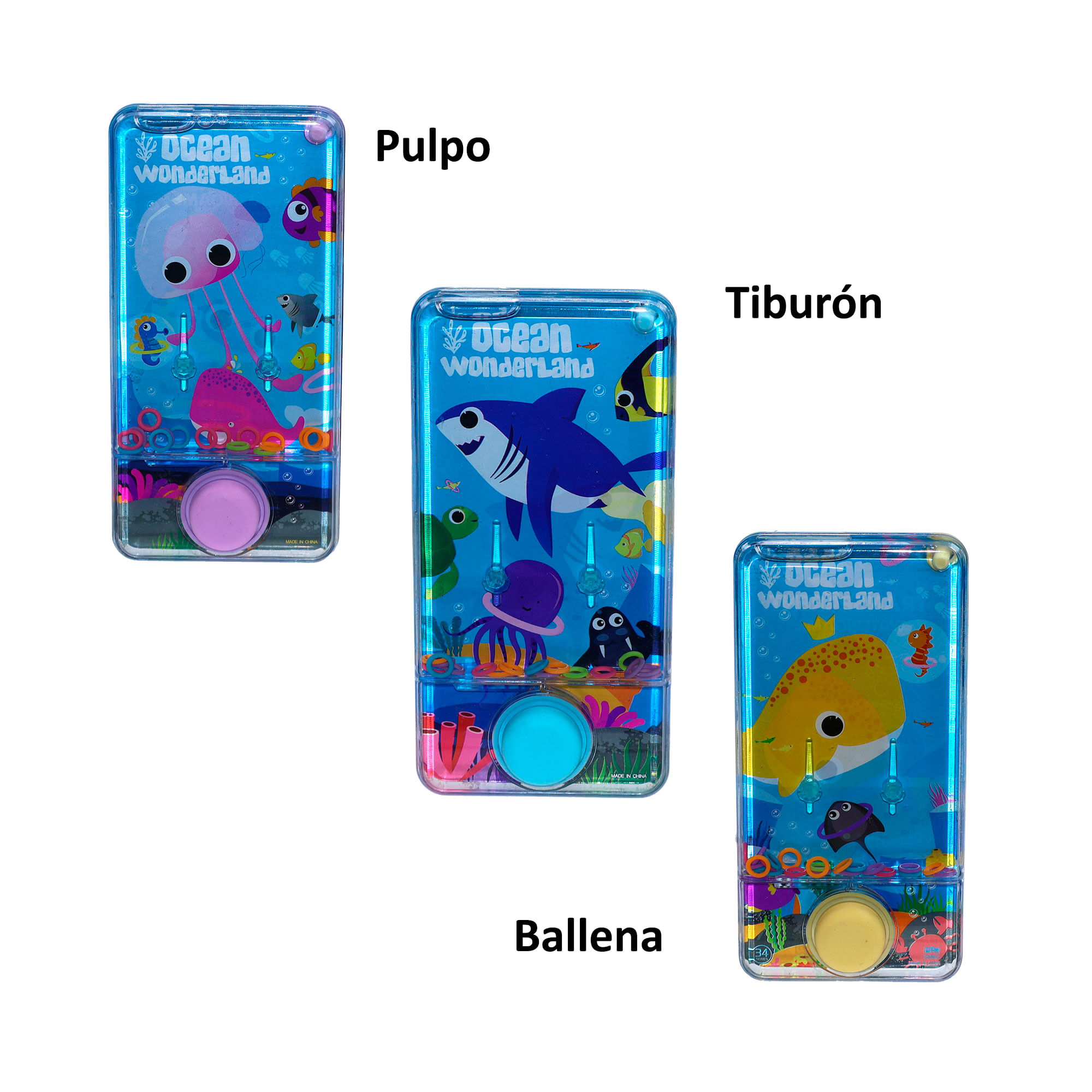 Juego de agua océano