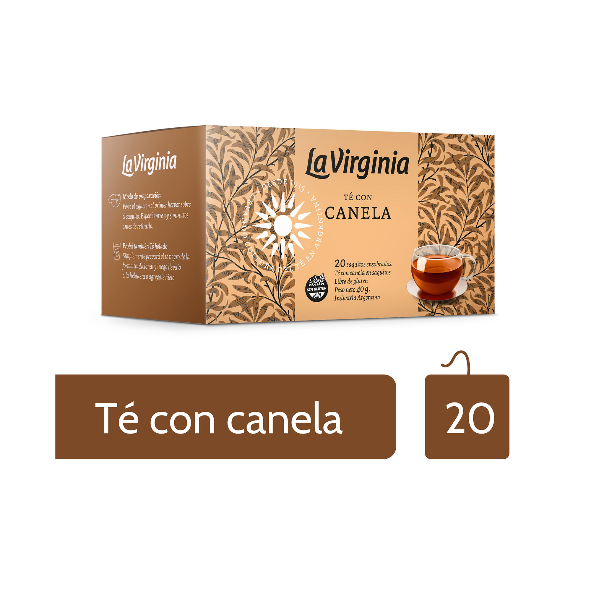 Te La Virginia Con Canela 20sq