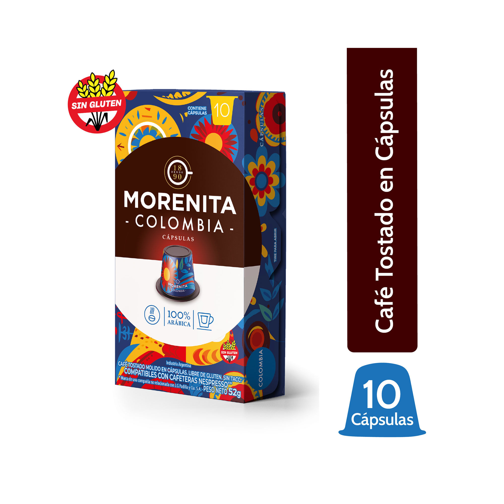 Café En Capsulas La Morenita Colombia 10caps 52g