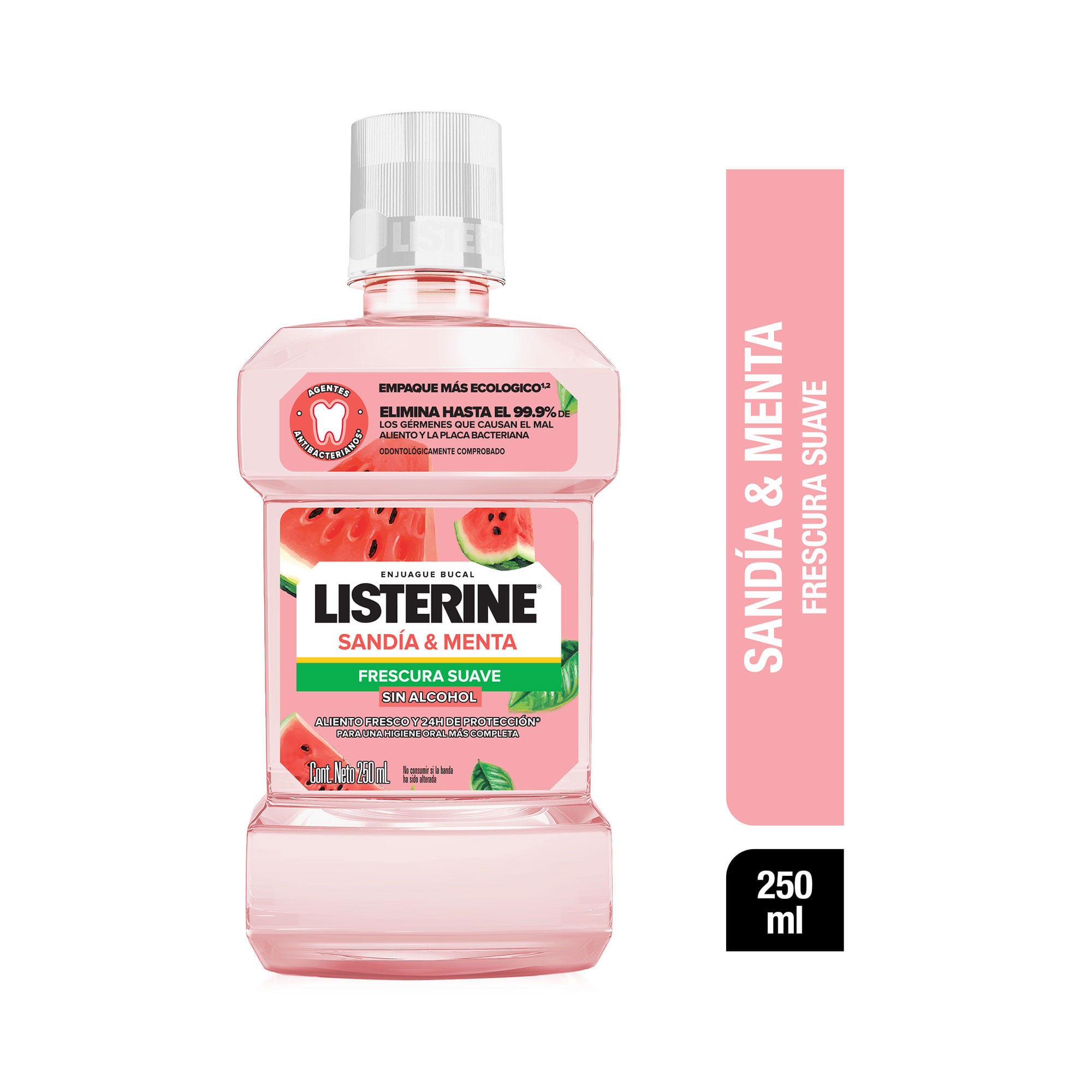 Enjuague Bucal Listerine Sandía Y Menta Frescura Suave 250 Ml
