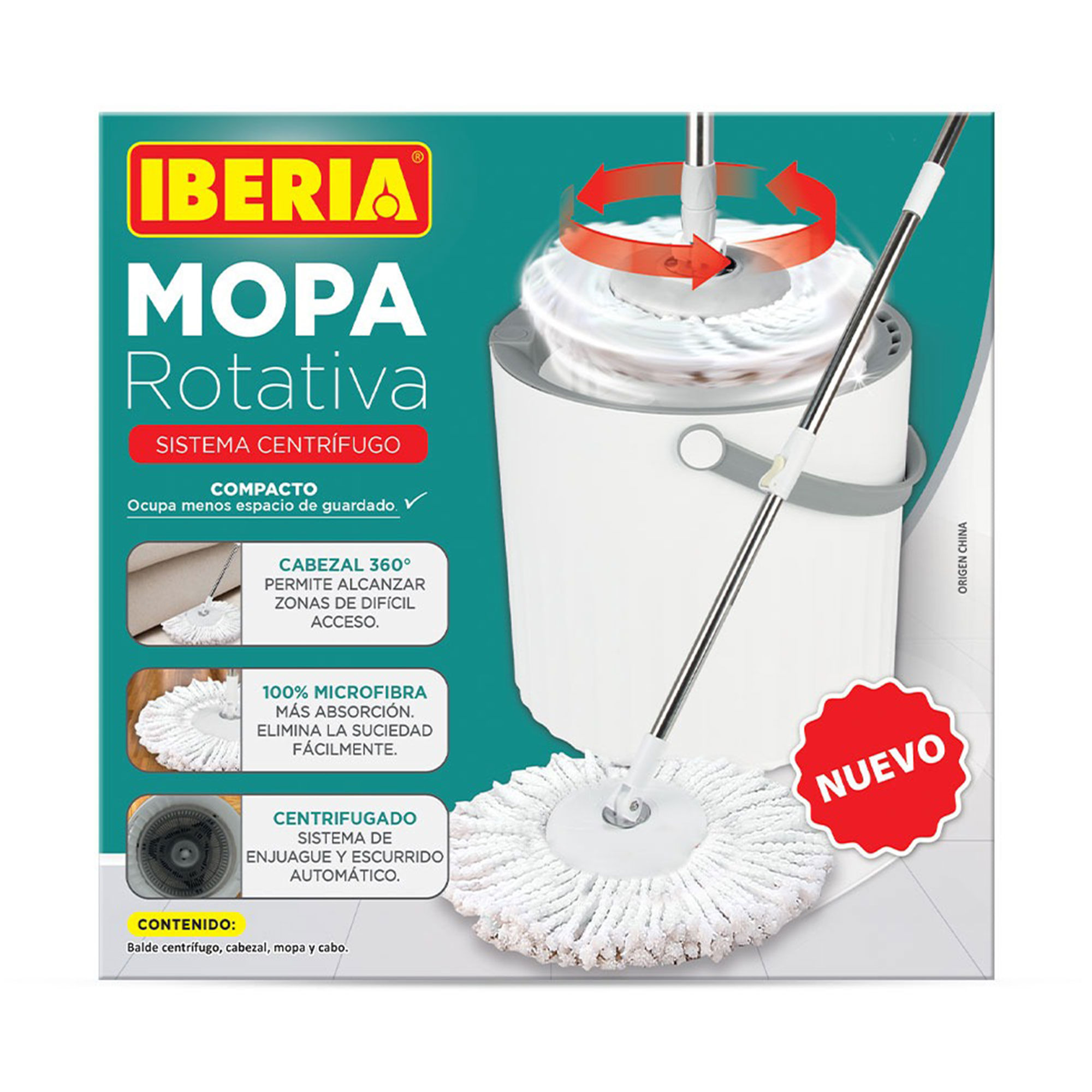 Mopa centrífuga Iberia rotativa