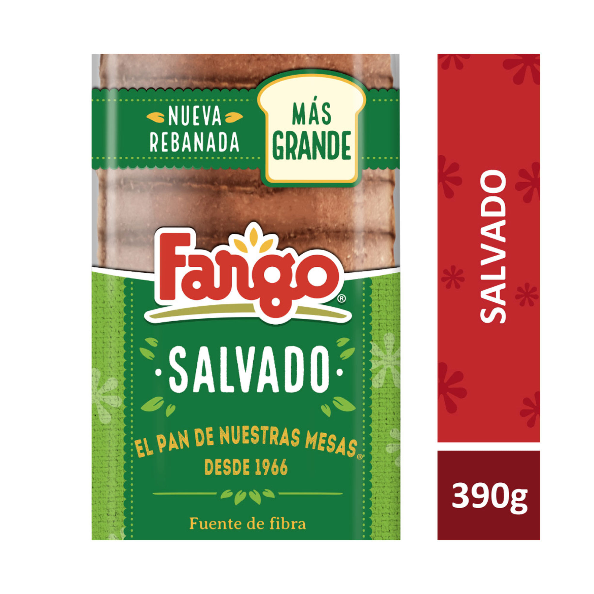 Pan salvado Fargo 390 grs