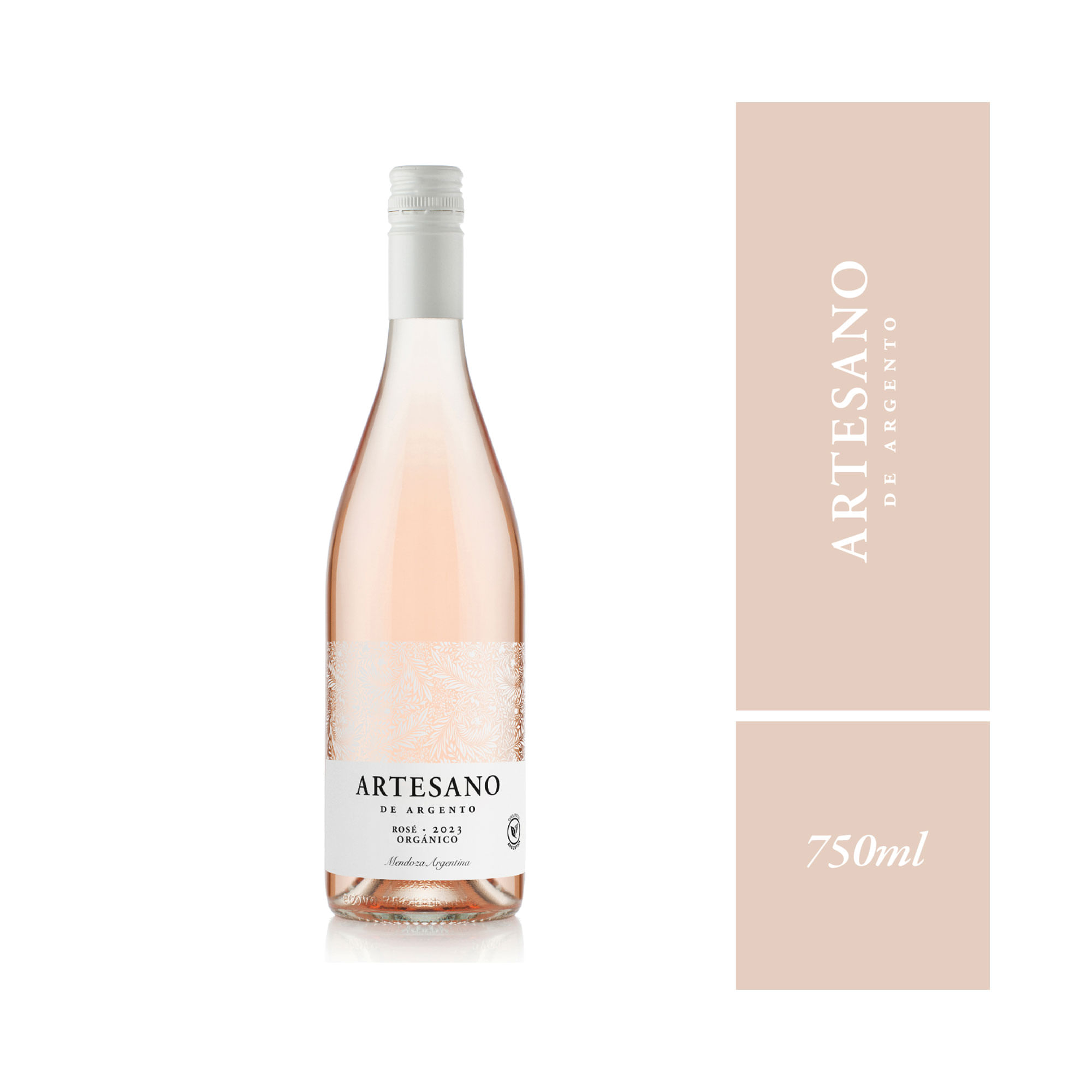 Vino rosado orgánico Artesano de Argento 750 ml