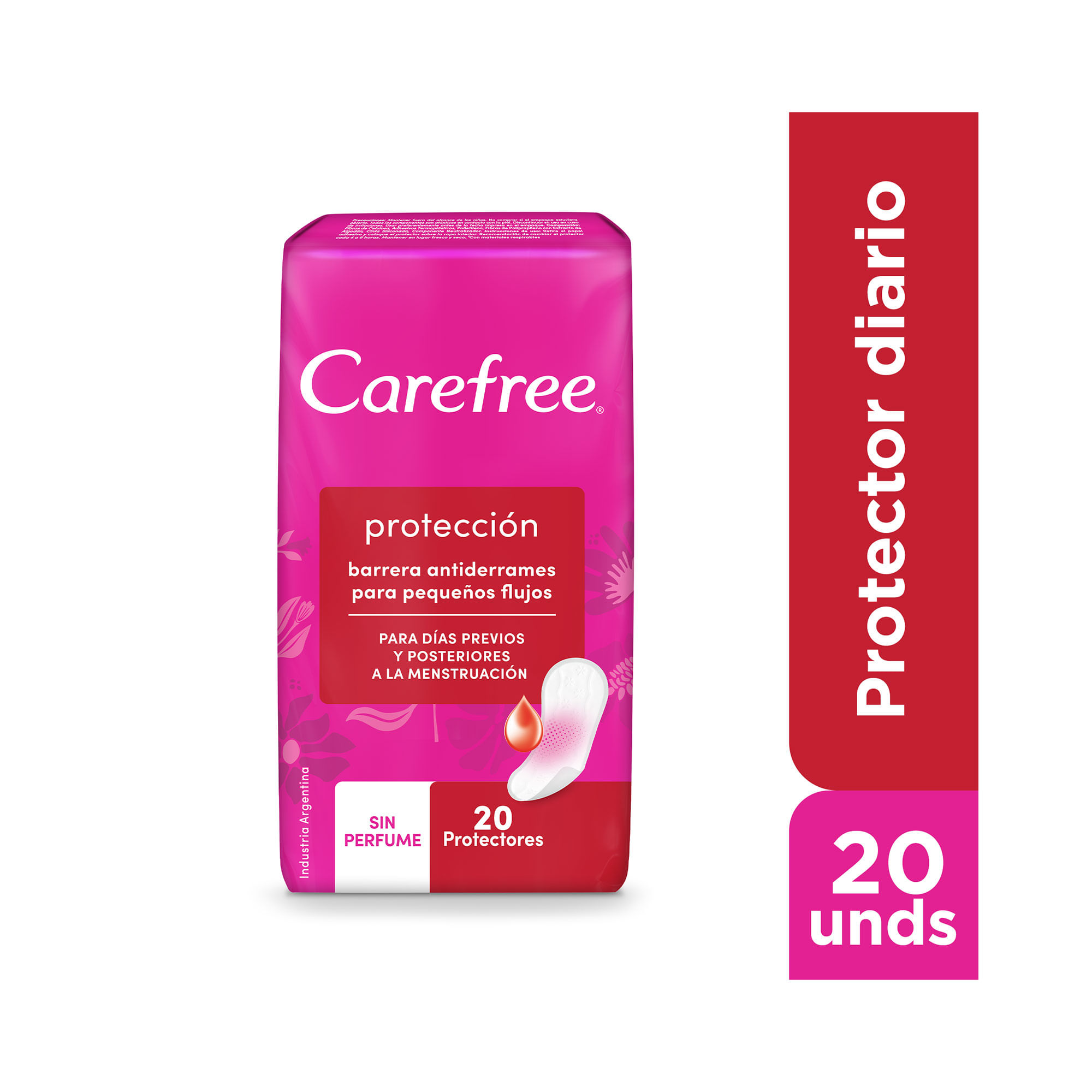 Protectores diarios Carefree protección 20 uni