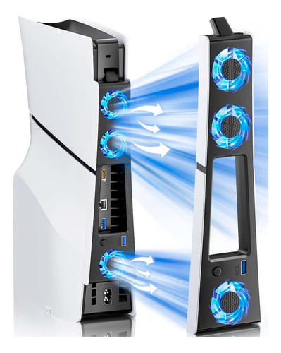 Ventilador De Refrigeración Enfriamiento Usb Para P5 Slim Digital Compacto Y Silencioso Dehuka