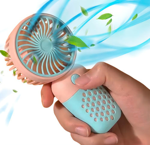 Ventilador Portátil Recargable Eléctrico Usb De Mano