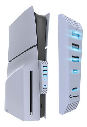 Hub Usb Compatibles Con Ps5 Slim 5 Puertos Expansor Dehuka