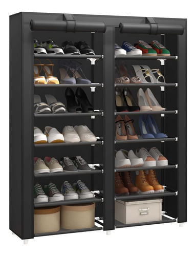 Zapatero Rack Botinero Organizador De Calzado 12 Niveles 36 Pares Hermético Dehuka