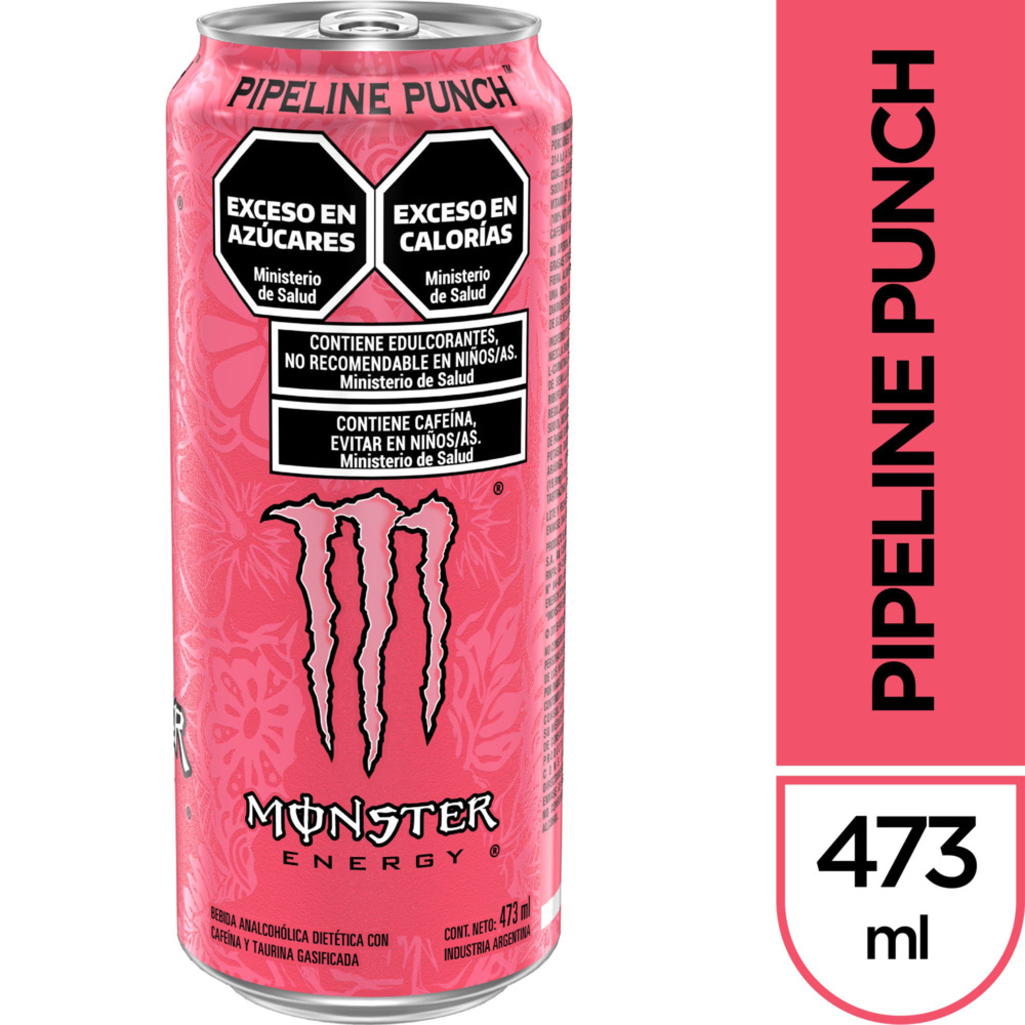 Bebida Energizante Monster Pipeline Punch 473 Ml