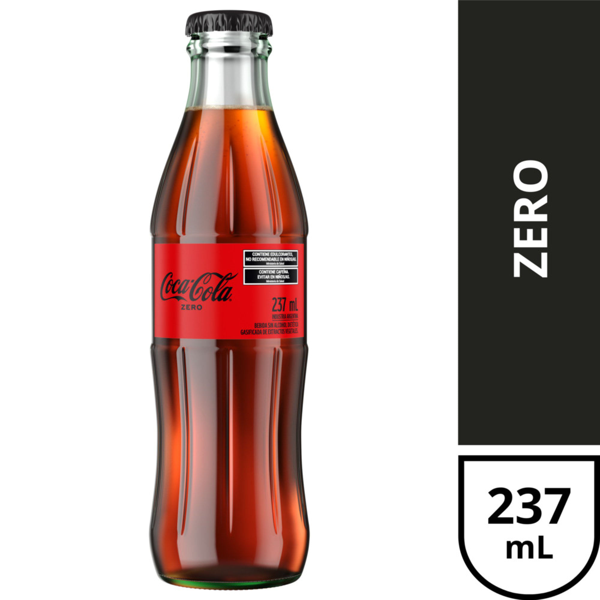Gaseosa Coca-Cola Zero 237 ml