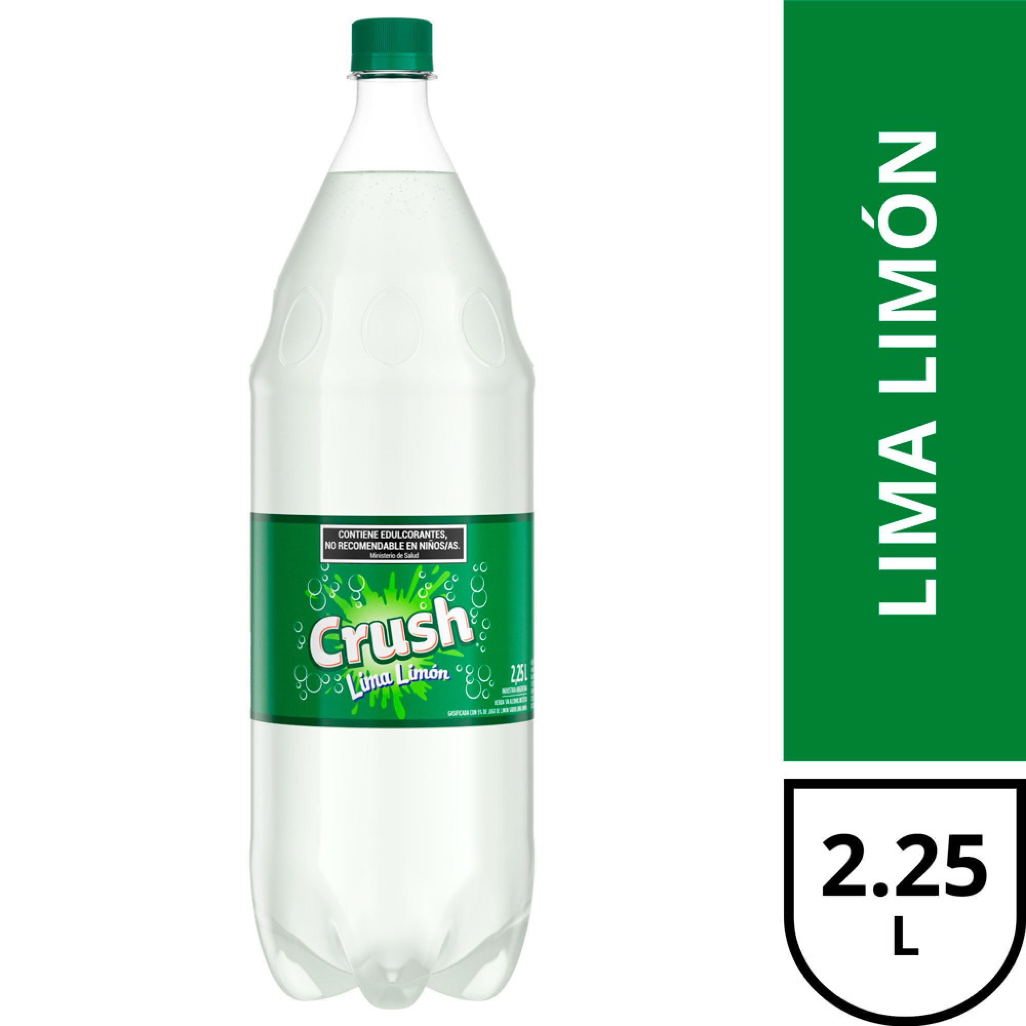 Gaseosa Crush Sin Azúcar Lima-Limón 2,25 L