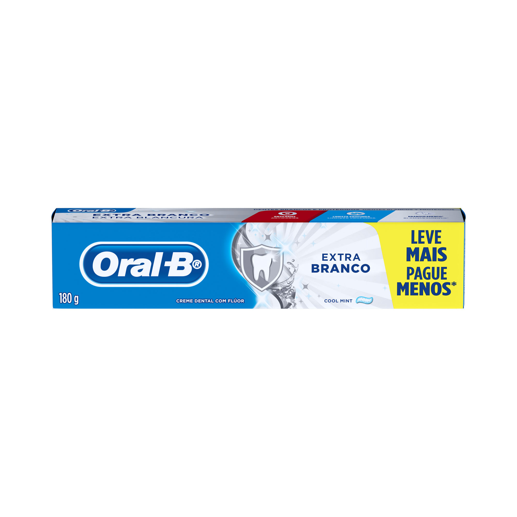 Pasta dental Oral B extra blanco 180 grs
